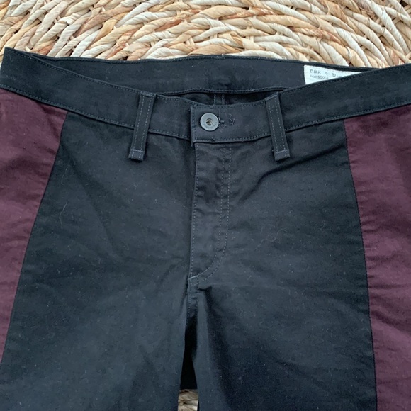 rag & bone Black & Wine Skinny Jean - Picture 7 of 11